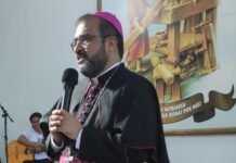 Visita pastoral de Dom Francisco, bispo da Diocese de IPAMERI – GO, a Paróquia Bom Pastor – Caldas Novas/GO.